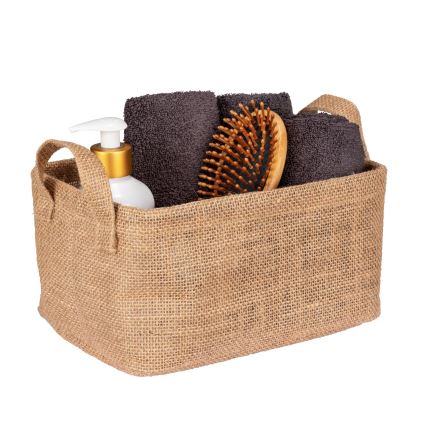 WENKO 64471100 - Cestino JUNA 24x17 cm marrone