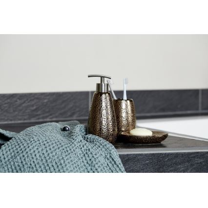WENKO 69109800 - Set bagno MARRAKESH 12,5x41 cm marrone