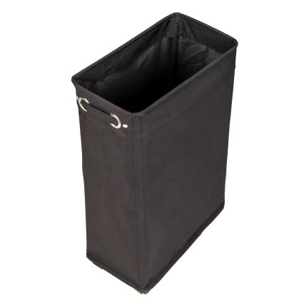 WENKO 69737800 - Cesto per la biancheria CORNO 18,5x60 cm nero