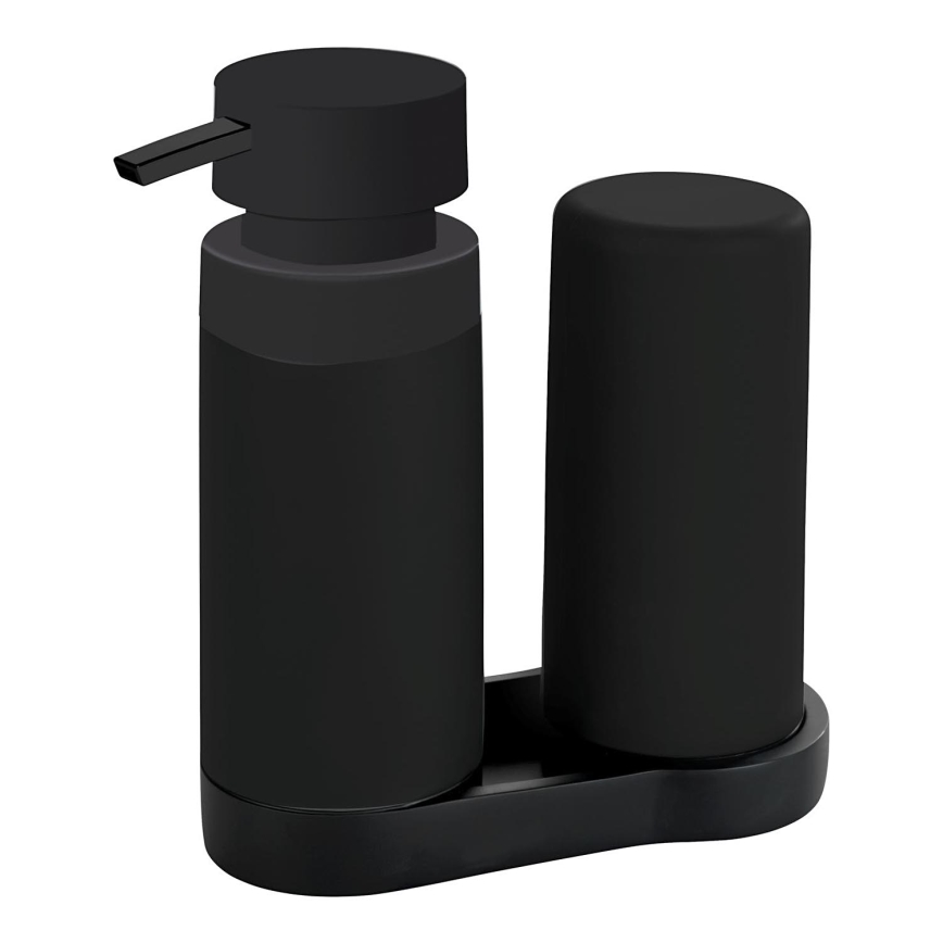 WENKO 69753800 - Organizer EASY SQUEEZ-E 15x18 cm nero