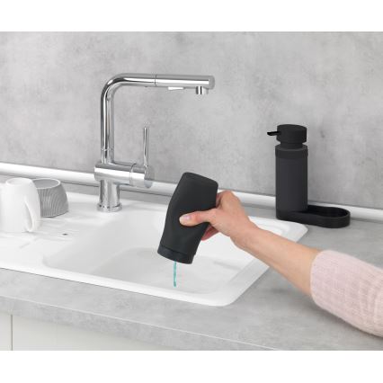 WENKO 69753800 - Organizer EASY SQUEEZ-E 15x18 cm nero