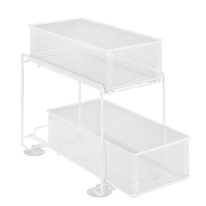 WENKO 69769800 - Supporto GIOMA 35x33,5 cm bianco