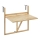 WENKO 69806800 - Tavolo WAIKIKI 64x65 cm bianco/marrone