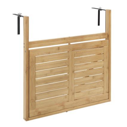 WENKO 69806800 - Tavolo WAIKIKI 64x65 cm bianco/marrone