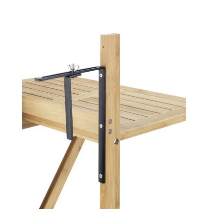 WENKO 69806800 - Tavolo WAIKIKI 64x65 cm bianco/marrone