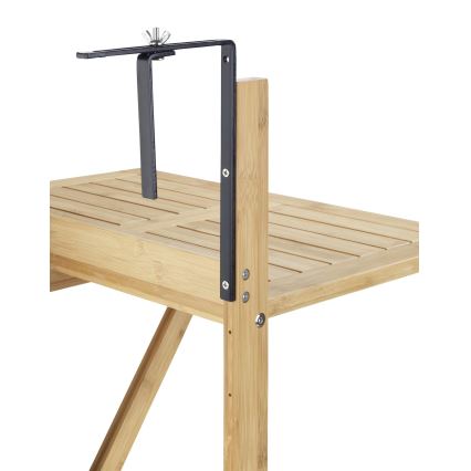 WENKO 69806800 - Tavolo WAIKIKI 64x65 cm bianco/marrone