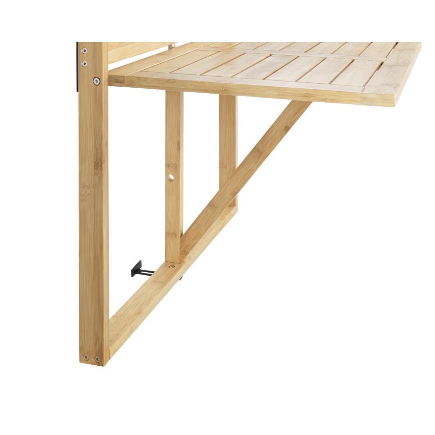 WENKO 69806800 - Tavolo WAIKIKI 64x65 cm bianco/marrone