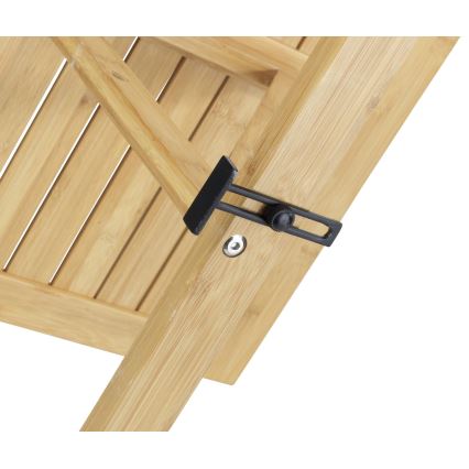WENKO 69806800 - Tavolo WAIKIKI 64x65 cm bianco/marrone