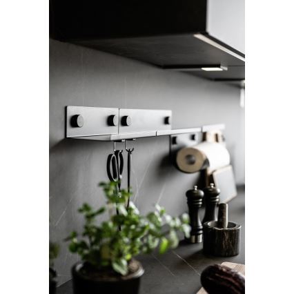 WENKO 71144800 - Portarotolo JET 30x15 cm nero