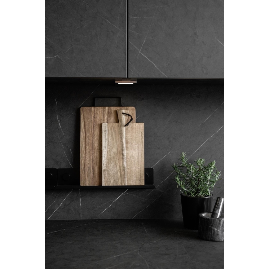 WENKO 71146800 - Barattoli per spezie JET 40x7,5 cm nero