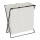 WENKO 71298800 - Cesto portabiancheria TRIO 69x76 cm crema/nero