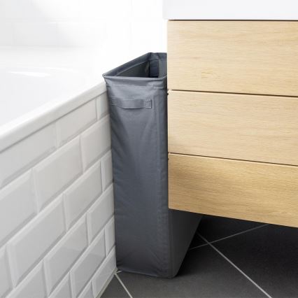 WENKO 71299800 - Cesto portabiancheria SLIM 20x60 cm antracite