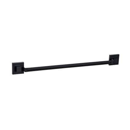 WENKO 71445800 - Barra porta asciugamani VACUUM-LOC QUADRO ED 60,5x6 cm nera