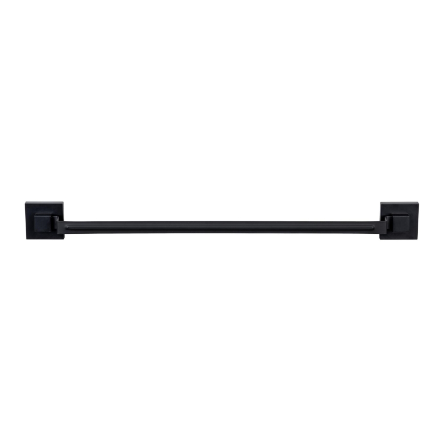 WENKO 71445800 - Barra porta asciugamani VACUUM-LOC QUADRO ED 60,5x6 cm nera
