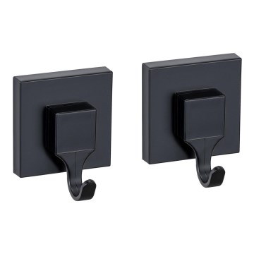 WENKO 71448800 - Gancio VACUUM-LOC QUADRO ED 6x7 cm nero