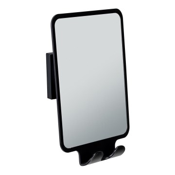 WENKO 71449800 - Specchio VACUUM-LOC QUADRO ED 14x19,5 cm nero