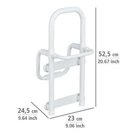 WENKO 8110100-Maniglione SECURA 23x52 cm bianco