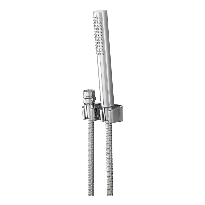 WENKO 81340100 - Doccia DUO 170x2,7 cm cromo lucido/argento/grigio