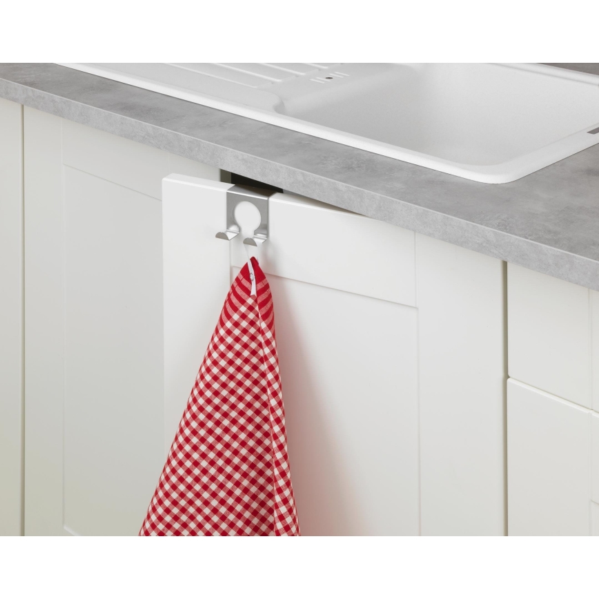 WENKO 8411100 - Gancio 5x5 cm inox/argento