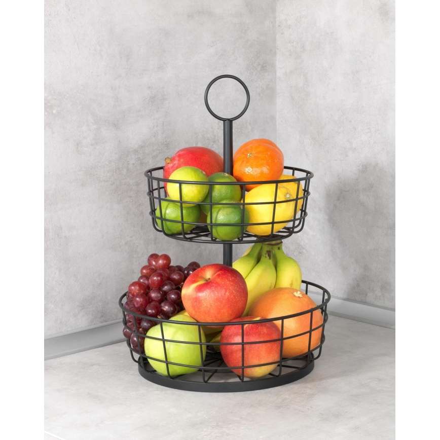 WENKO 88740800 - Cestino LOFT 28x39 cm nero