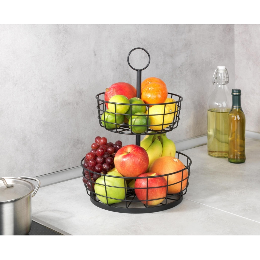 WENKO 88740800 - Cestino LOFT 28x39 cm nero