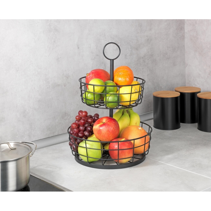 WENKO 88740800 - Cestino LOFT 28x39 cm nero