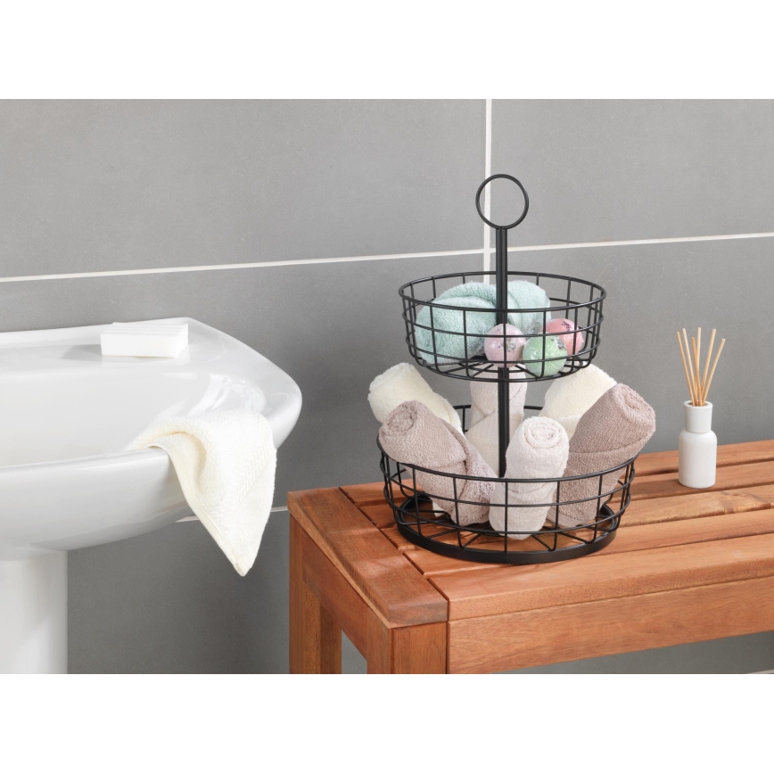 WENKO 88740800 - Cesto LOFT 28x39 cm nero