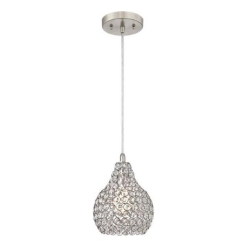 Westinghouse 6103740 - Lampadario a sospensione su cavo KELCIE 1xE27/60W/230V Ø 18 cm