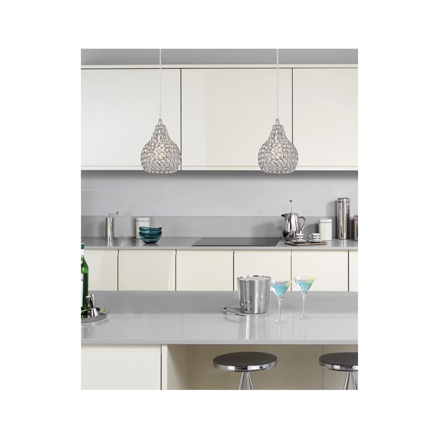 Westinghouse 6103740 - Lampadario a sospensione su cavo KELCIE 1xE27/60W/230V Ø 18 cm