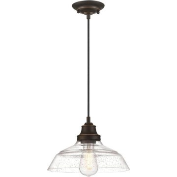 Westinghouse 6116640 - Lampadario sospeso a cavo IRON HILL 1xE27/60W/230V Ø 28 cm