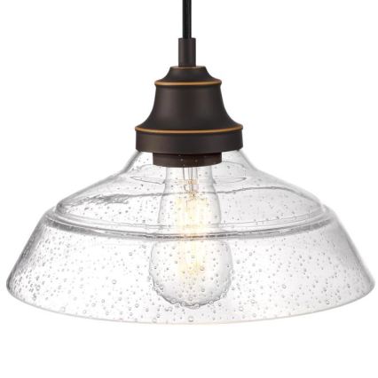 Westinghouse 6116640 - Lampadario sospeso a cavo IRON HILL 1xE27/60W/230V Ø 28 cm