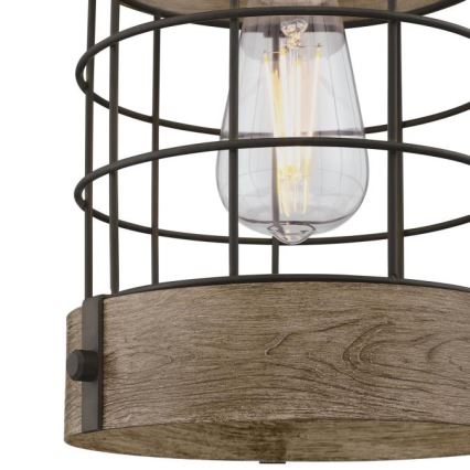 Westinghouse 61180 - Lampadario a sospensione con filo LANGSTON 1xE27/60W/230V pino