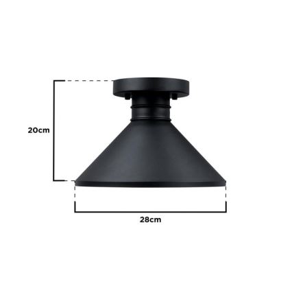 Westinghouse 61238 - Plafoniera da esterno WALTER 1xE27/60W/230V IP44