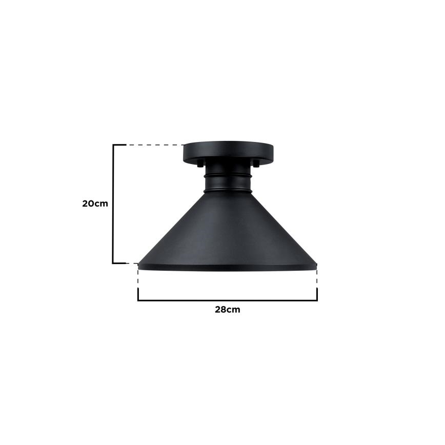 Westinghouse 61238 - Plafoniera da esterno WALTER 1xE27/60W/230V IP44