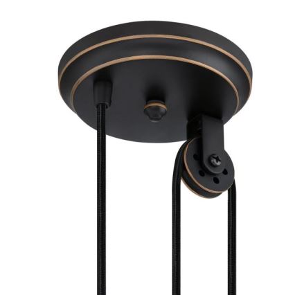 Westinghouse 61249 - Lampadario a sospensione con filo CHAVES 1xE27/60W/230V