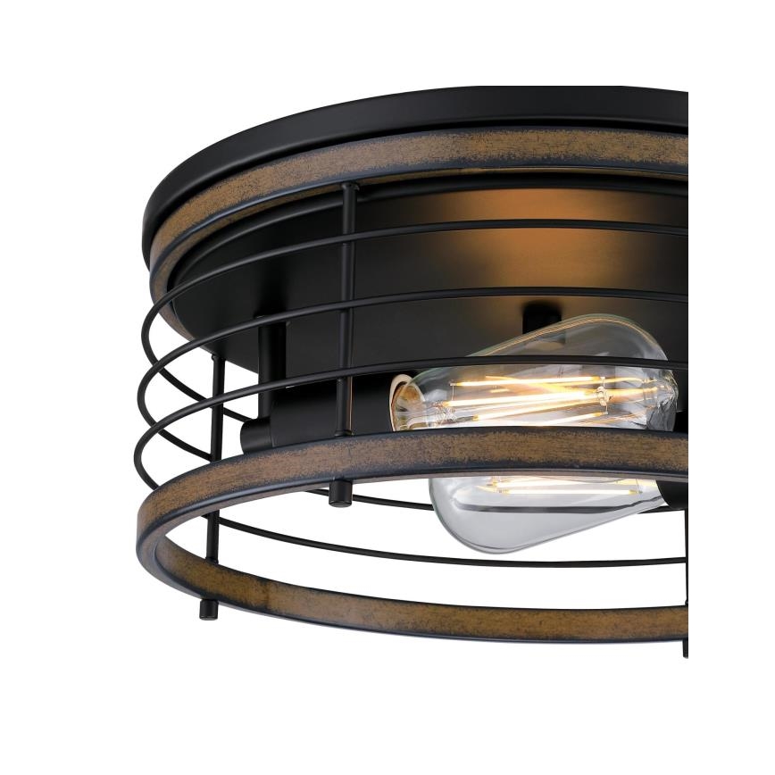 Westinghouse 61250 - Plafoniera ACKTON 2xE27/60W/230V barnwood