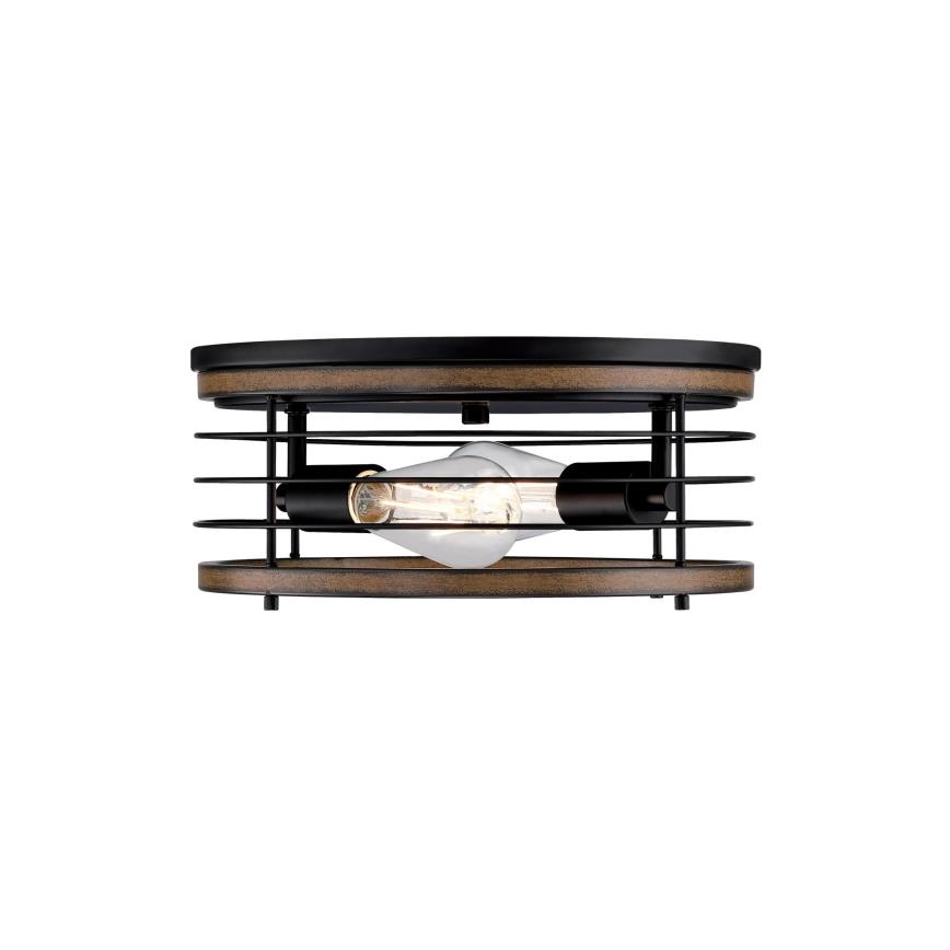 Westinghouse 61250 - Plafoniera ACKTON 2xE27/60W/230V barnwood