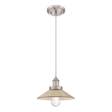 Westinghouse 6338840 - Lampada a sospensione con cavo BONNIE 1xE27/60W/230V Ø 25 cm