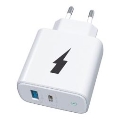 Winner Group - Adattatore a carica rapida 1xUSB-C + 1xUSB-A Power Delivery 38W bianco