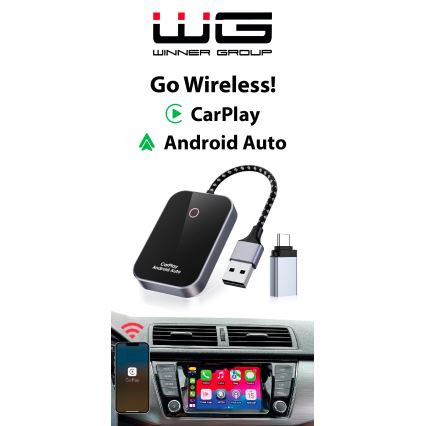 Winner Group-Adattatore GoWireless! per connessione wireless CarPlay e Android Macchina