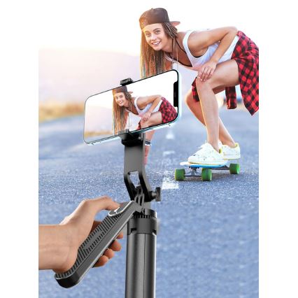 Winner Group - Bastone per selfie 3in1 con un supporto 55 mAh 180 cm nero