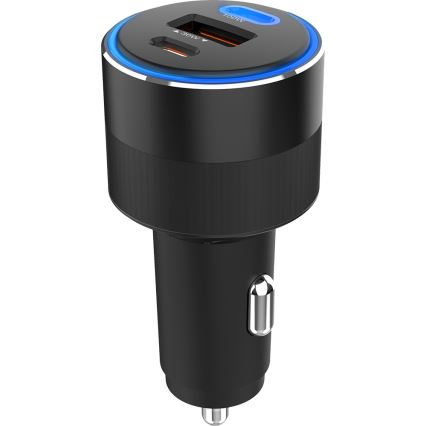 Winner Group - Caricabatterie da auto 2xUSB-C + 1xUSB-A Power Delivery 130W nero