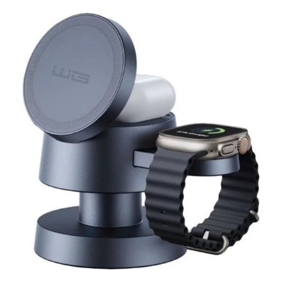 Winner Group - Caricabatterie wireless 4 in 1 MUSH8OOM 27W antracite