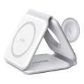Winner Group - Caricatore wireless pieghevole 3-in-1 MAXFLEX 22,5W bianco