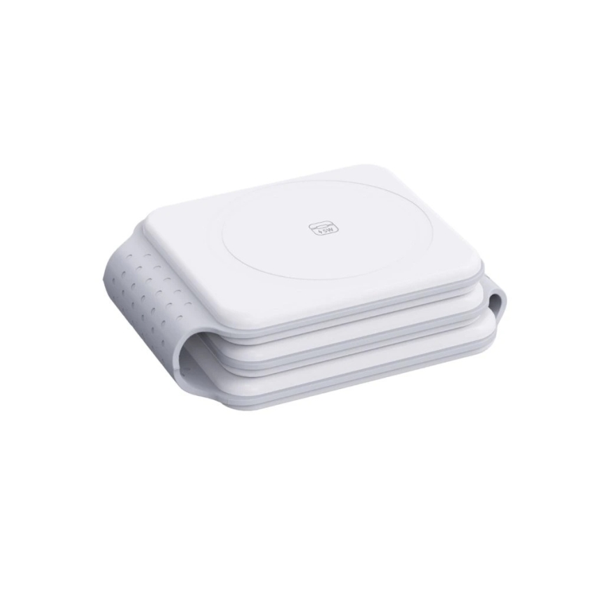 Winner Group - Caricatore wireless pieghevole 3-in-1 MAXFLEX 22,5W bianco