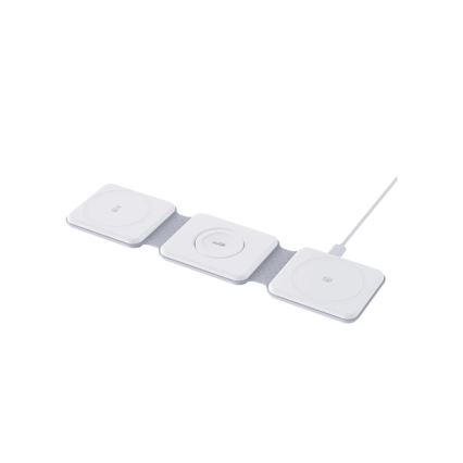 Winner Group - Caricatore wireless pieghevole 3-in-1 MAXFLEX 22,5W bianco