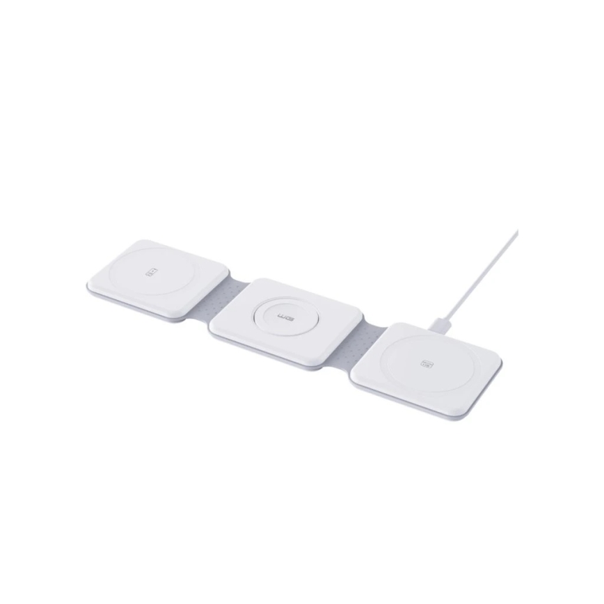 Winner Group - Caricatore wireless pieghevole 3-in-1 MAXFLEX 22,5W bianco