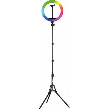 Winner Group - Lampada da terra LED RGB dimmerabile con treppiede e supporto per vlog LED/10W/5V