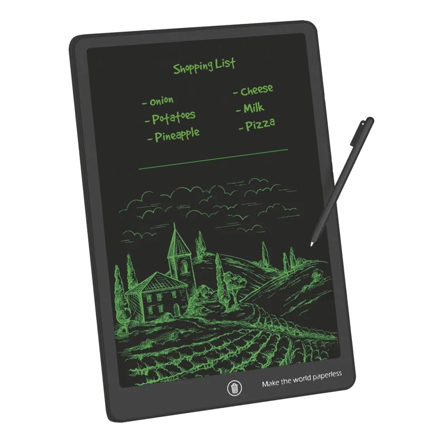 Winner Group - Lavagna elettronica da disegno 15 1xCR2032 nera