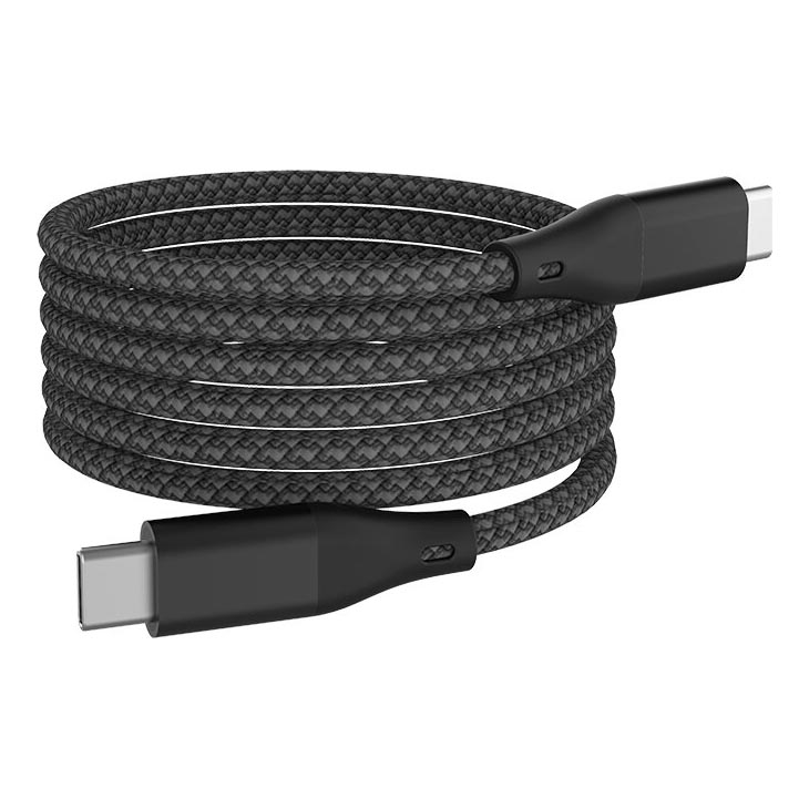 Winner Group - magnetico Cavo USB USB-C / USB-C 60W 1m nero